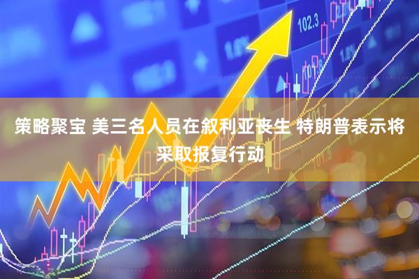 策略聚宝 美三名人员在叙利亚丧生 特朗普表示将采取报复行动